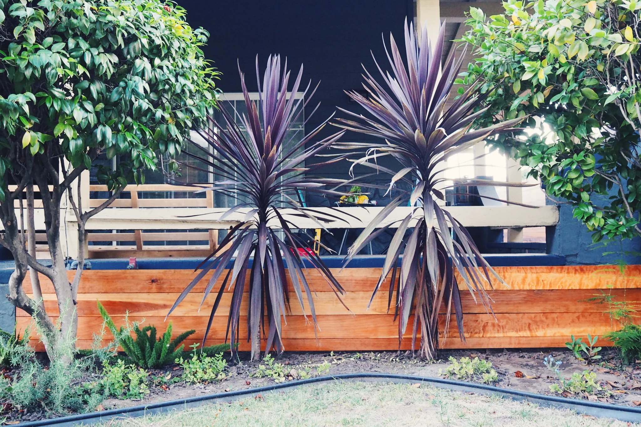 a small front garden fence.