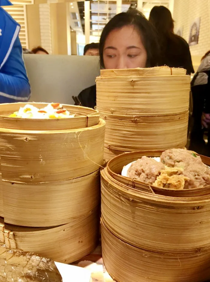 I've lost Jean behind these skyscrapers of dim sum