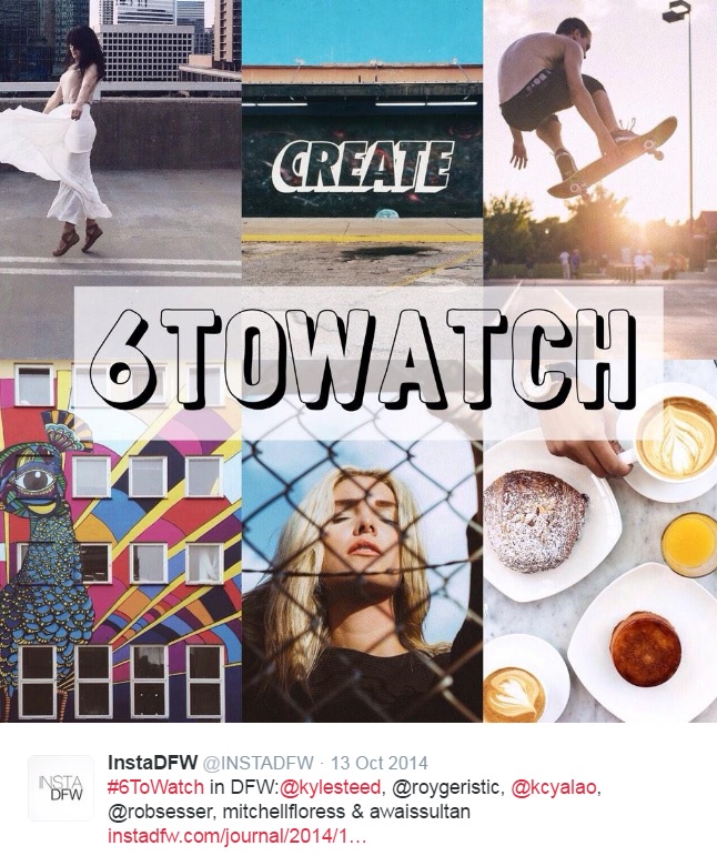 InstaDFW: #6ToWatch Local Feature