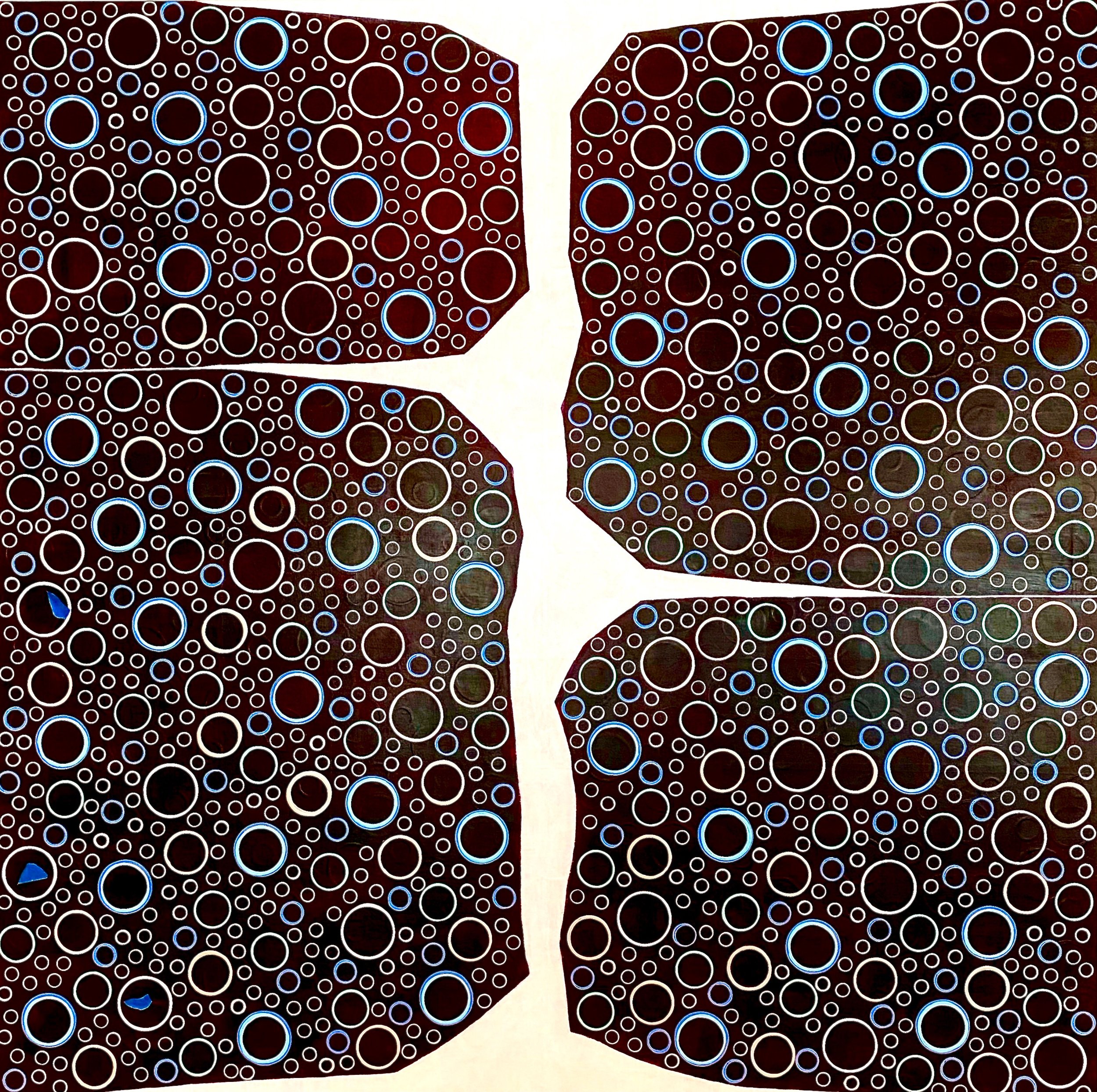 Coup de Foudre | 60x60 inches | acrylic on canvas