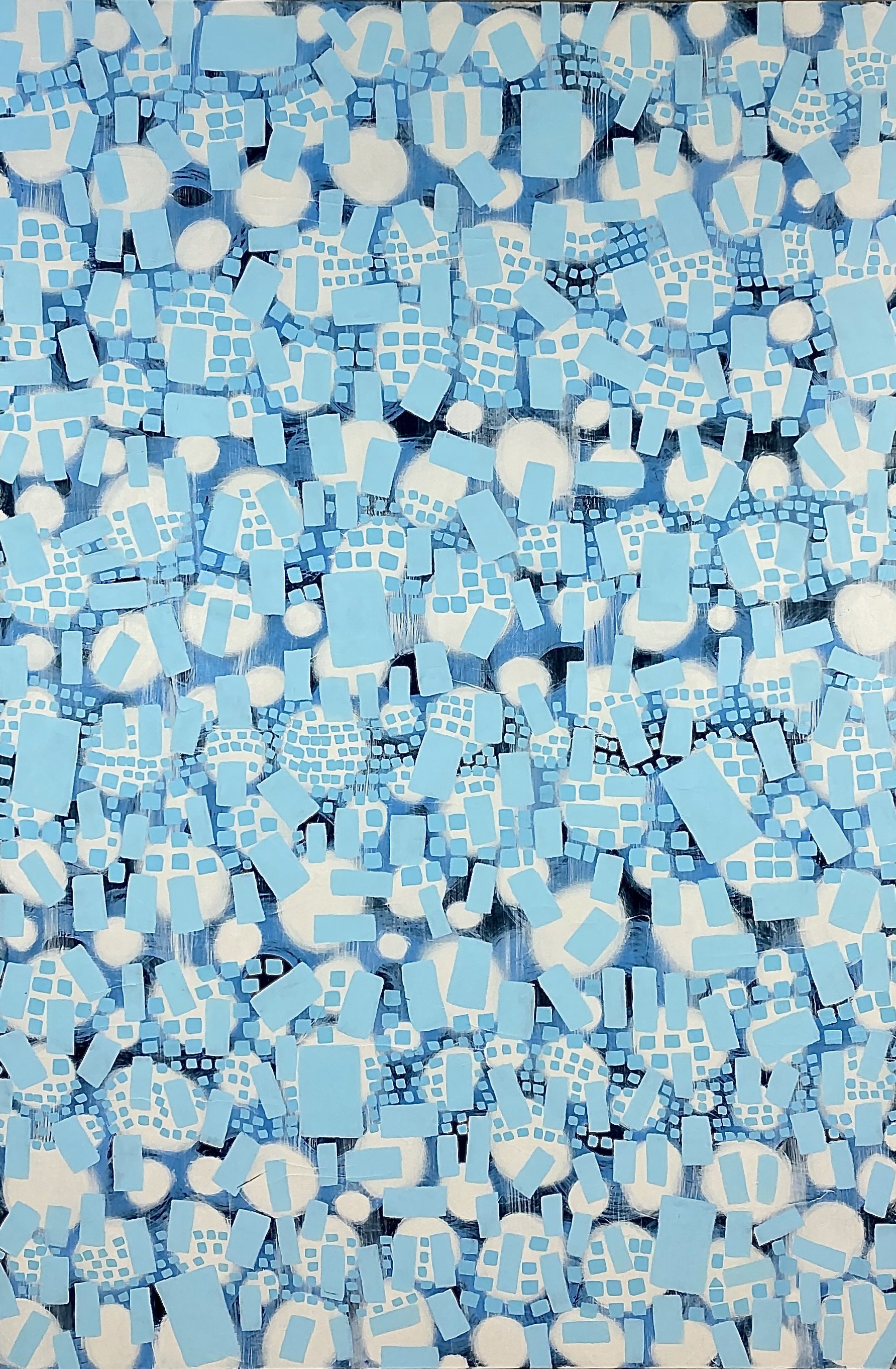 A Magical Place | 72x48 inches | acrylic & gesso on canvas