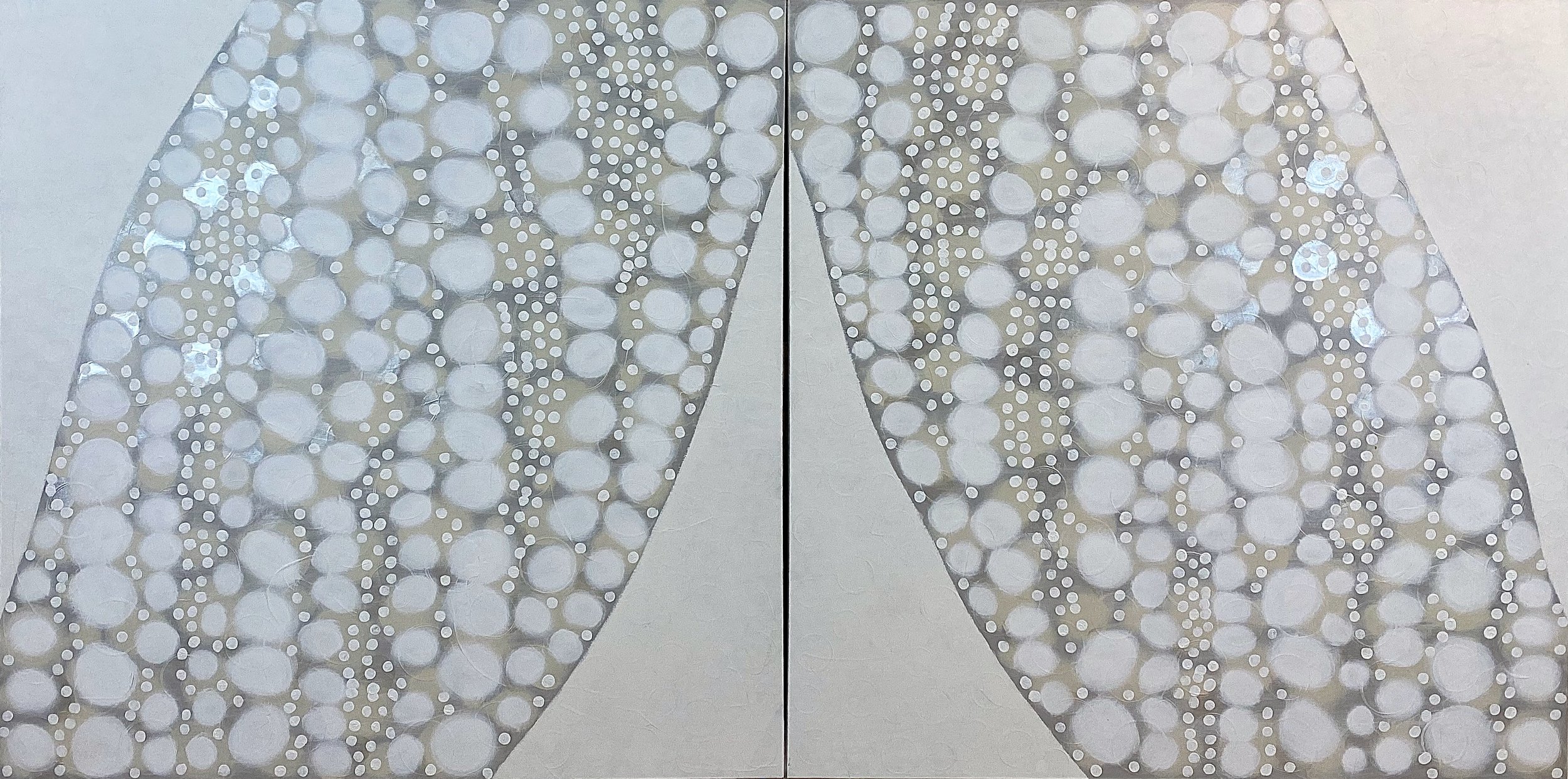Les Jambes de Madeleine | 96x48 inches | acrylic & gesso on canvas (sold)