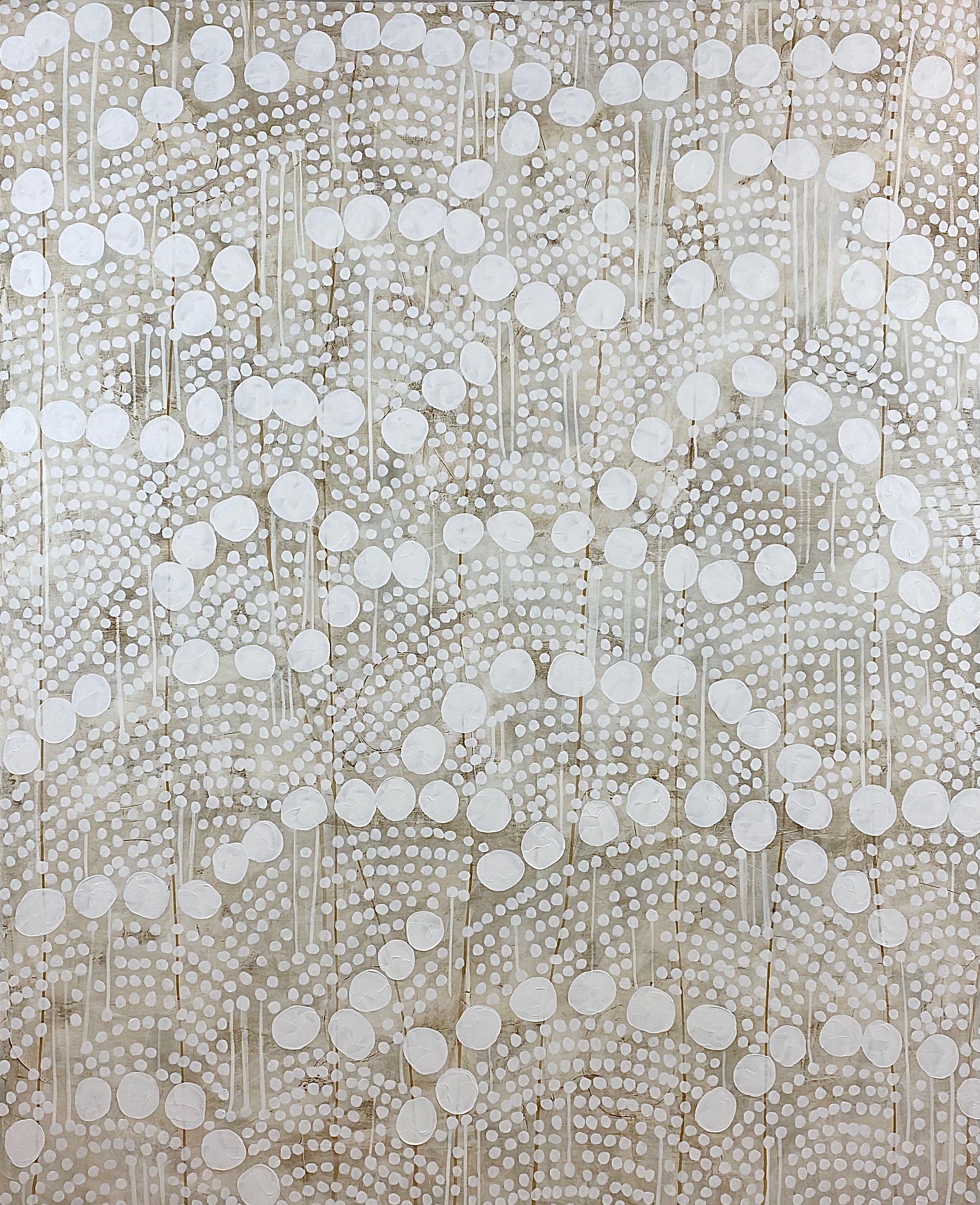 Astral Shower | 60x48 inches | acrylic & gesso on canvas