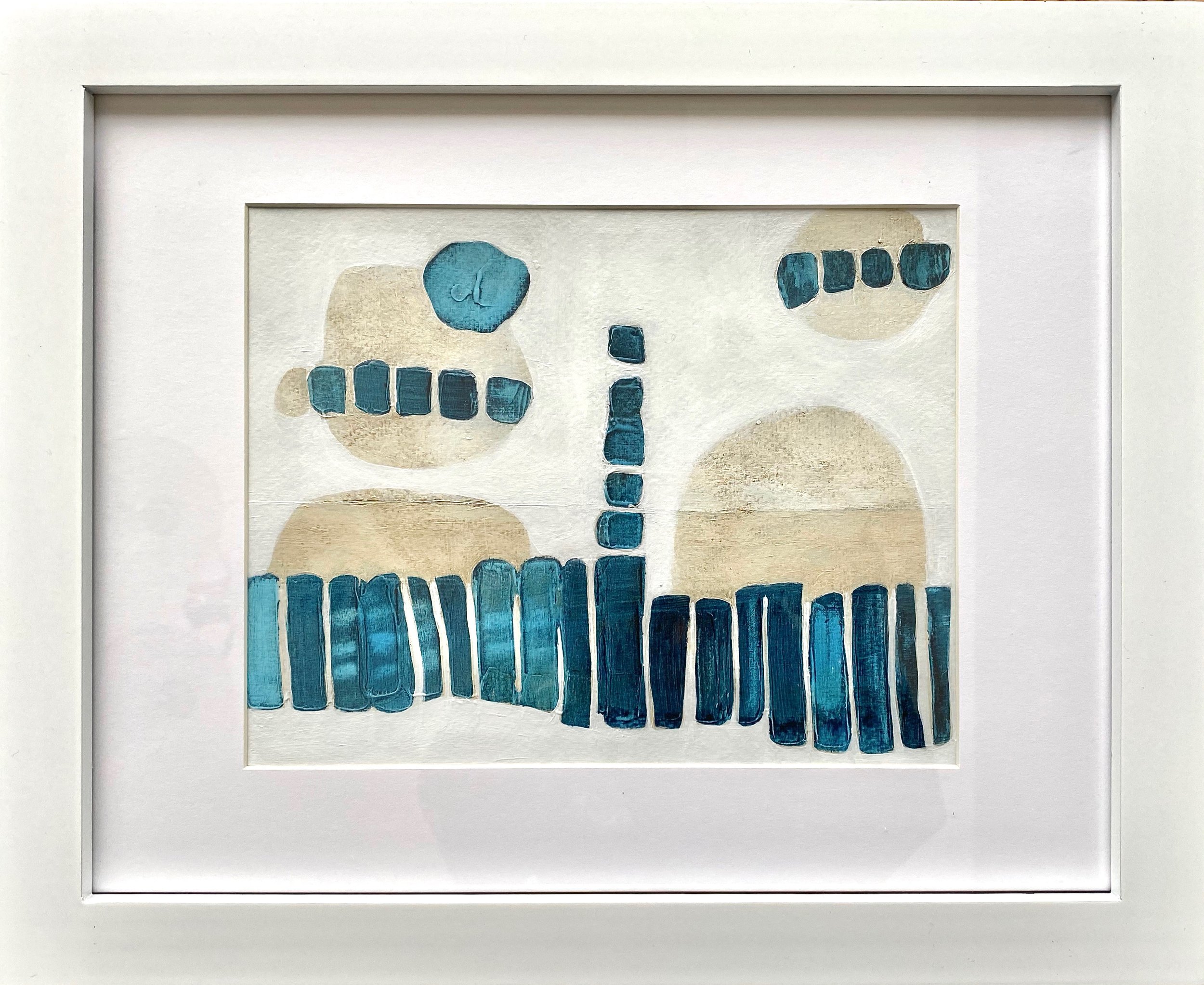 Plage et Dunes #2 | 13x16 inches | acrylic on paper