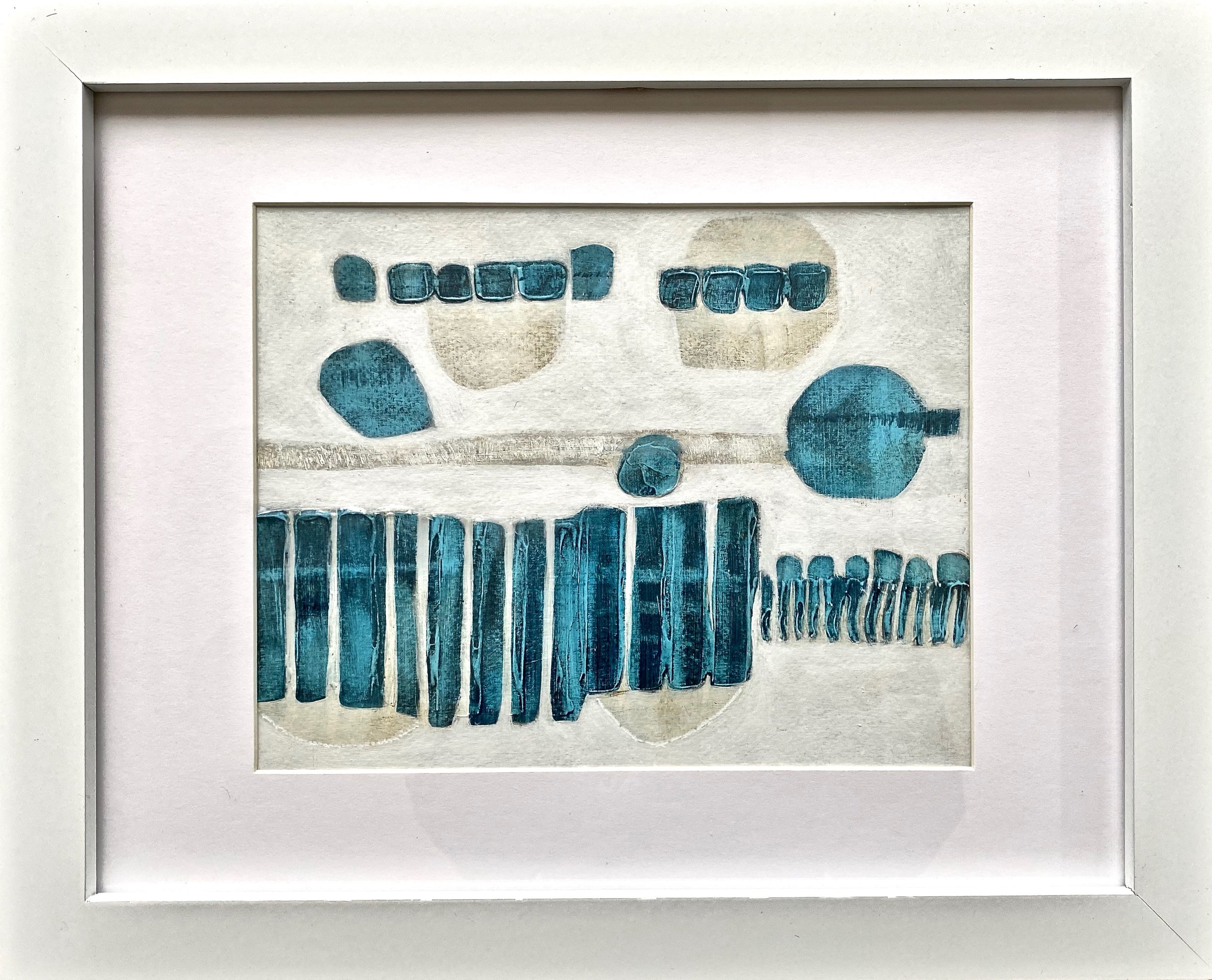 Plage et Dunes #3| 13x16 inches | acrylic on paper