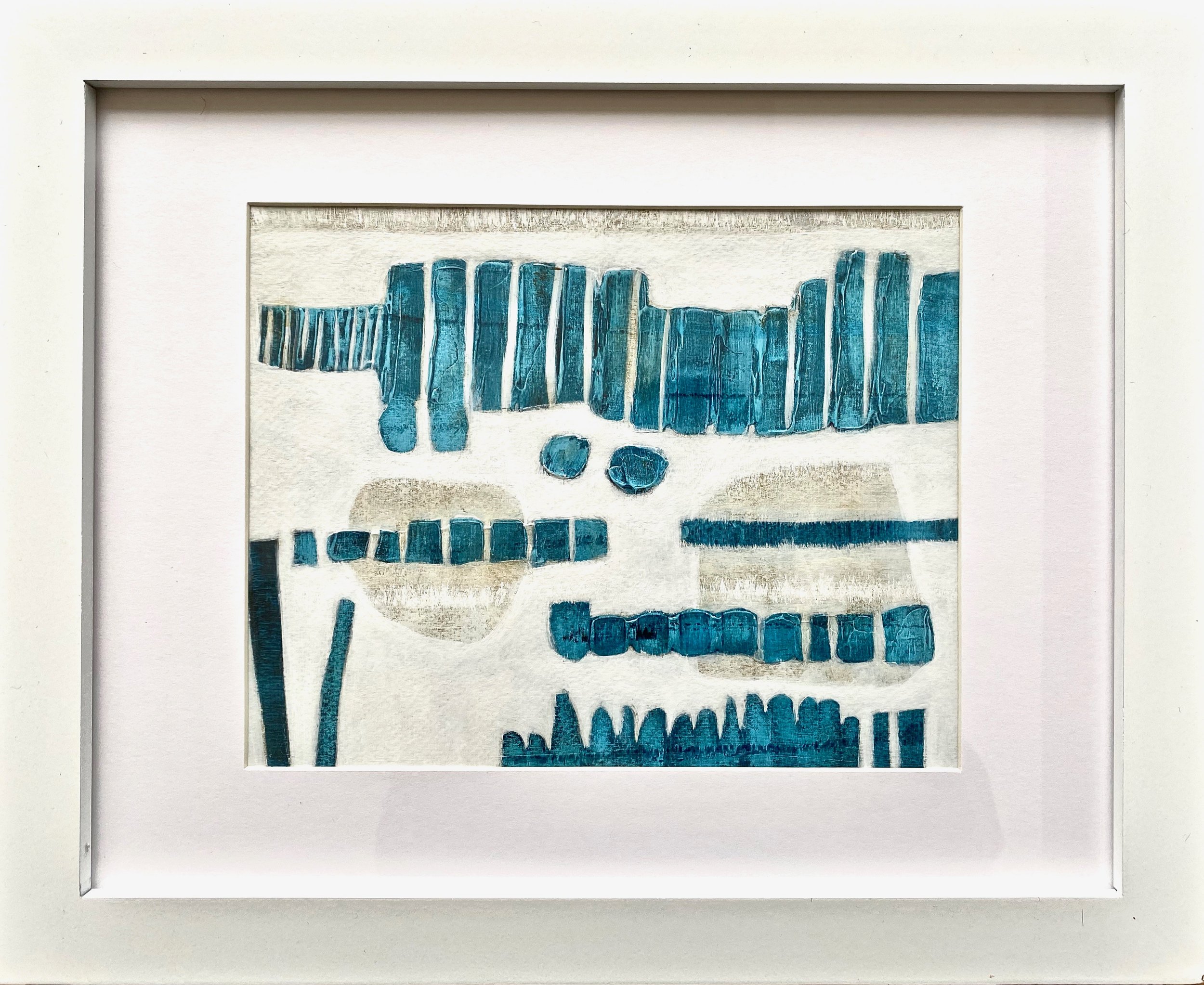 Plage et Dunes #4 | 13x16 inches | acrylic on paper