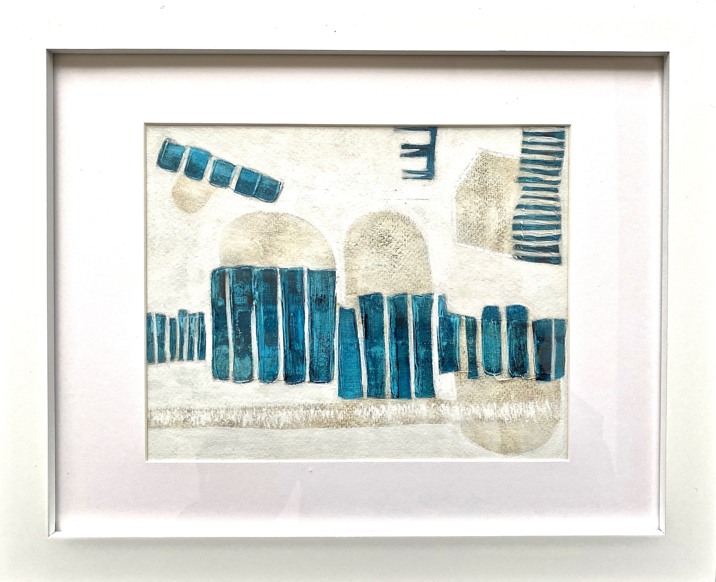 Plage et Dunes #6 | 13x16 inches | acrylic on paper