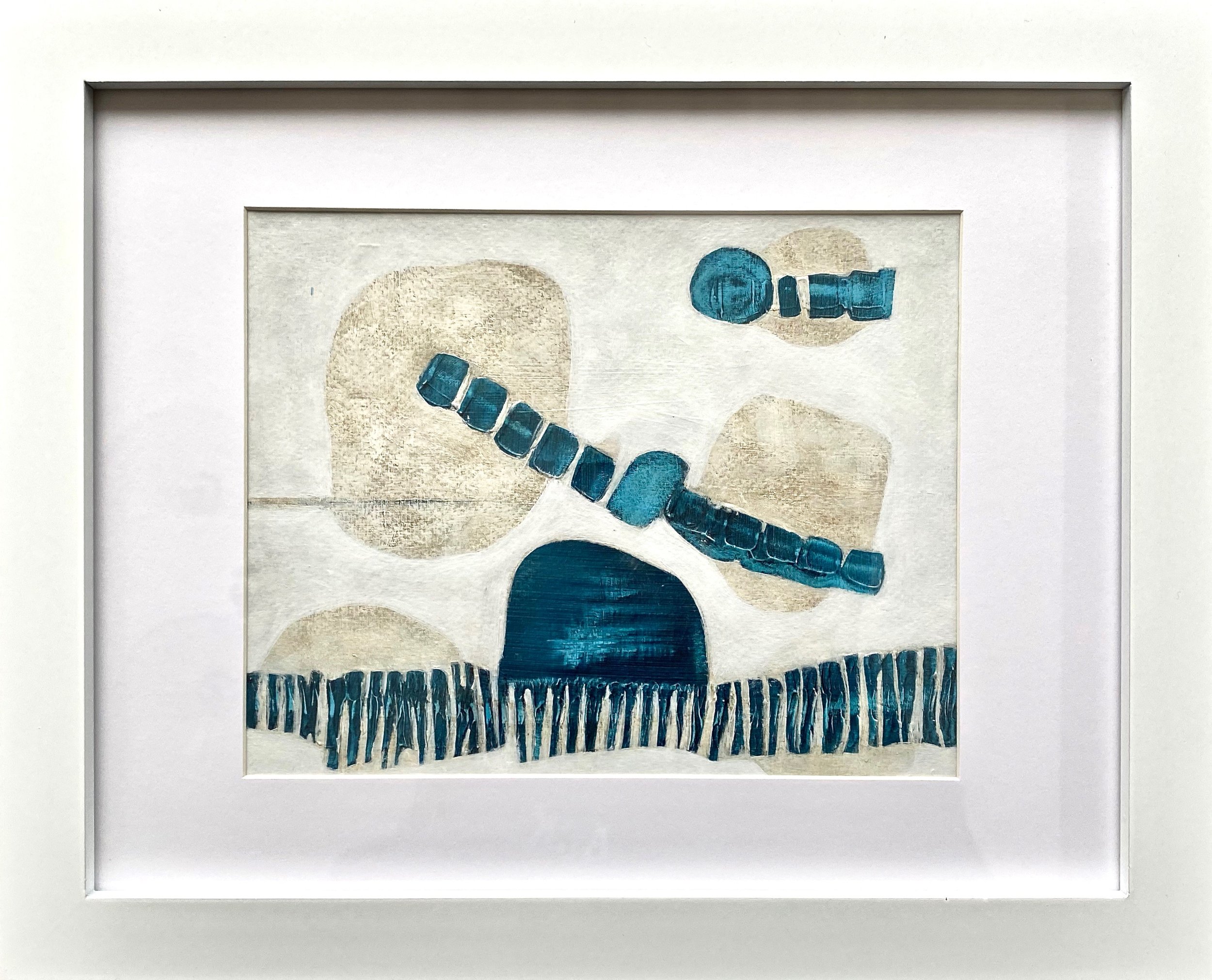 Plage et Dunes #7 | 13x16 inches | acrylic on paper (SOLD)