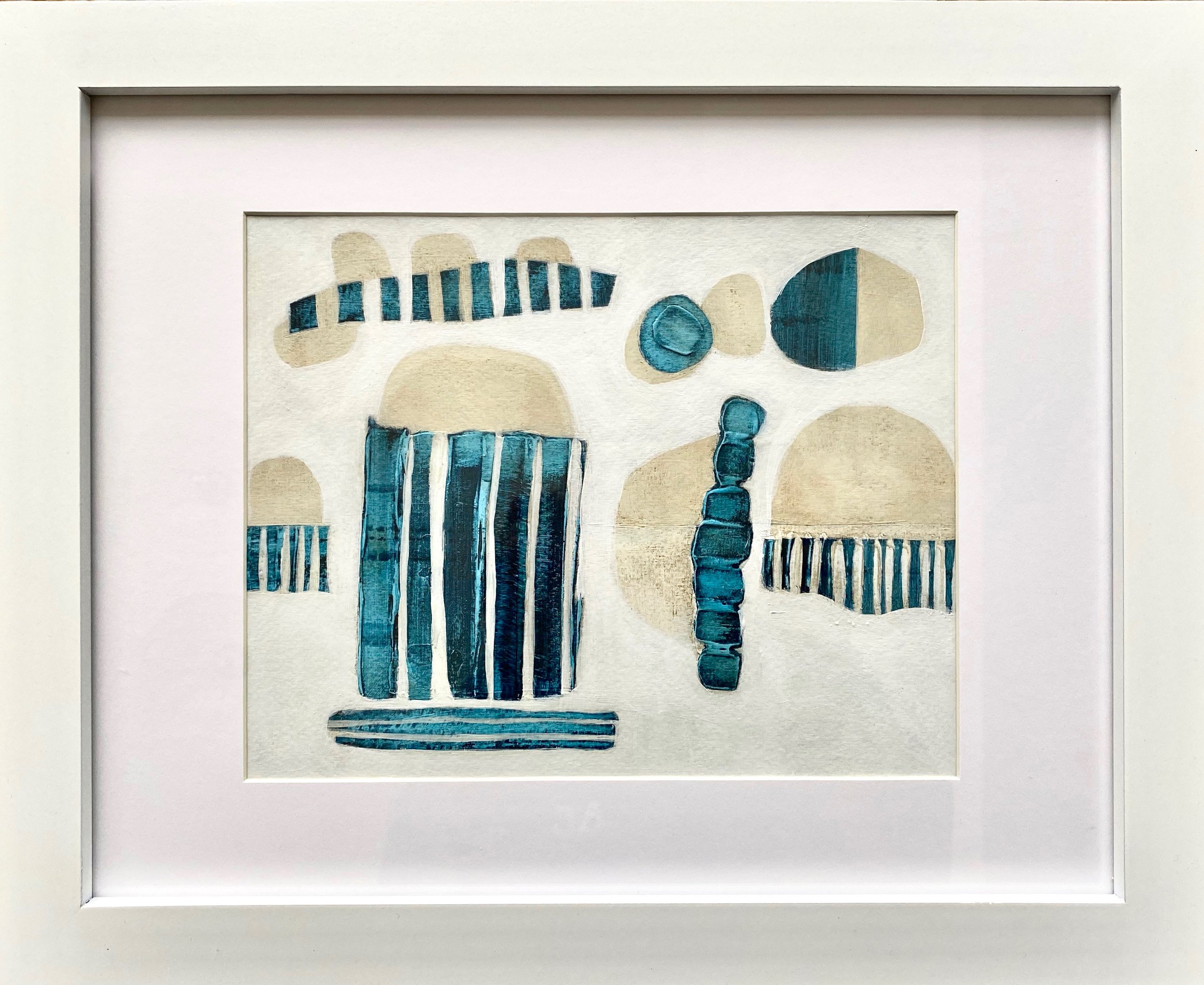 Plage et Dunes #8 | 13x16 inches | acrylic on paper