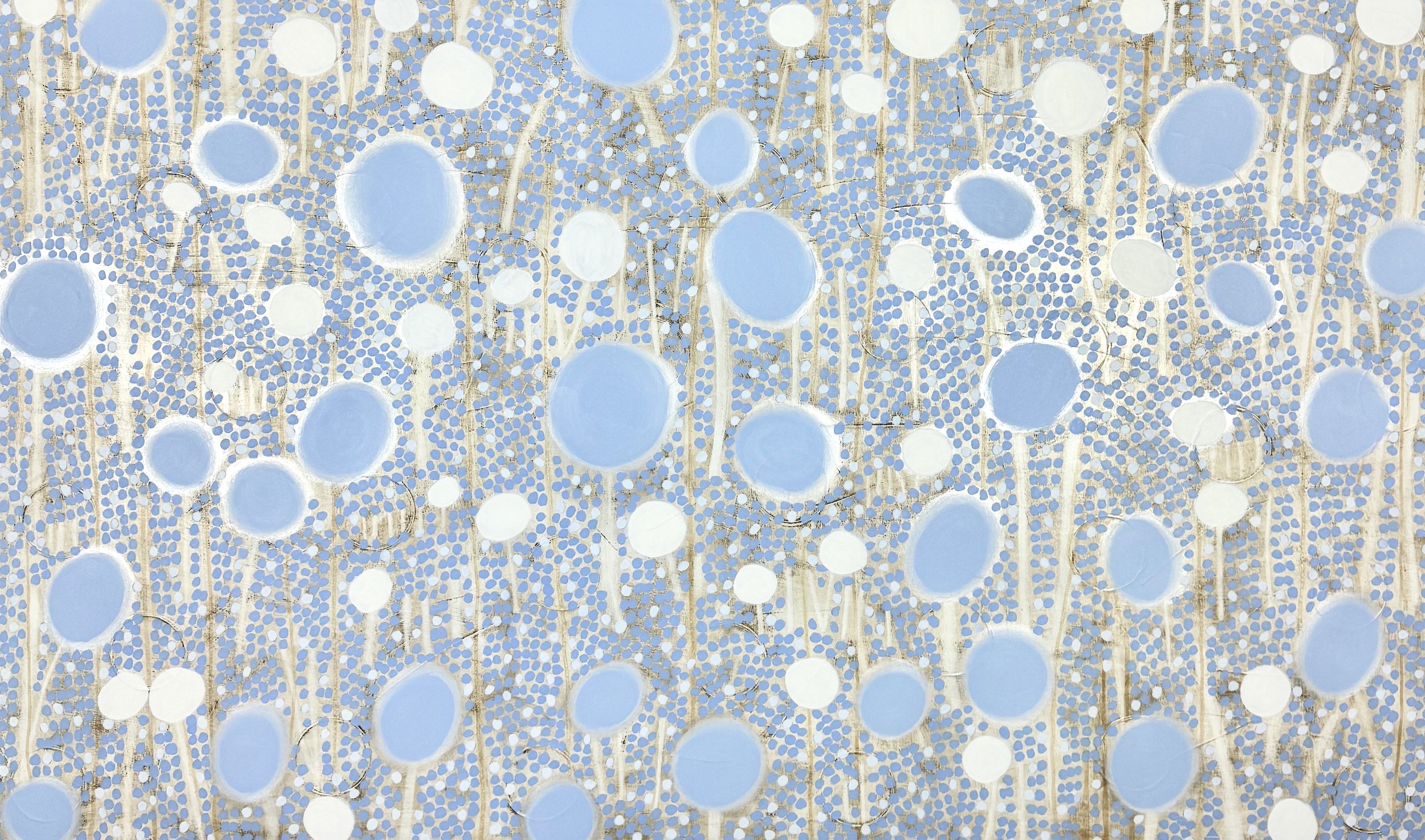 Hammam | acrylic & gesso on canvas | 36x60 inches