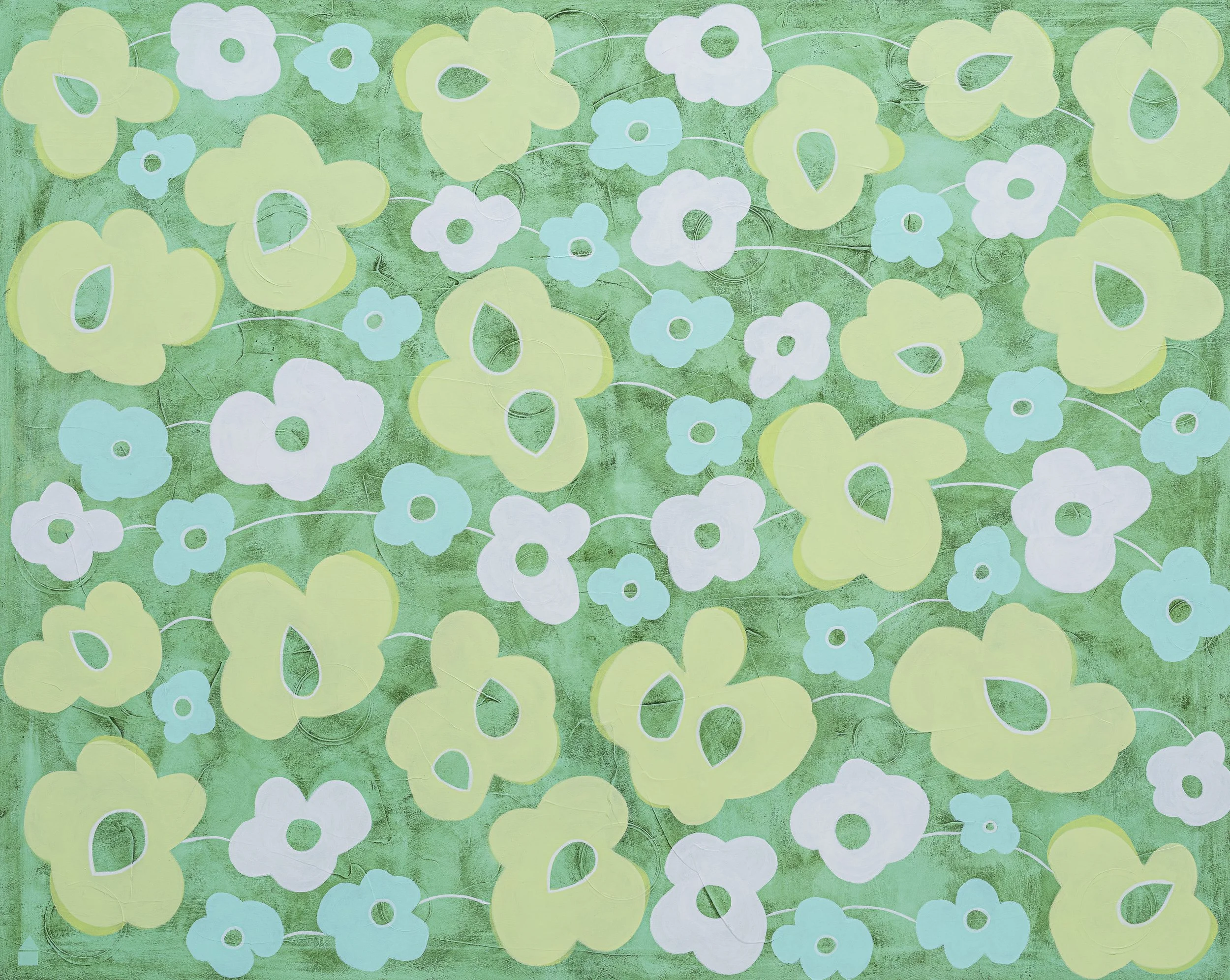 Bal Masqué | acrylic & gesso on canvas | 40x50 inches