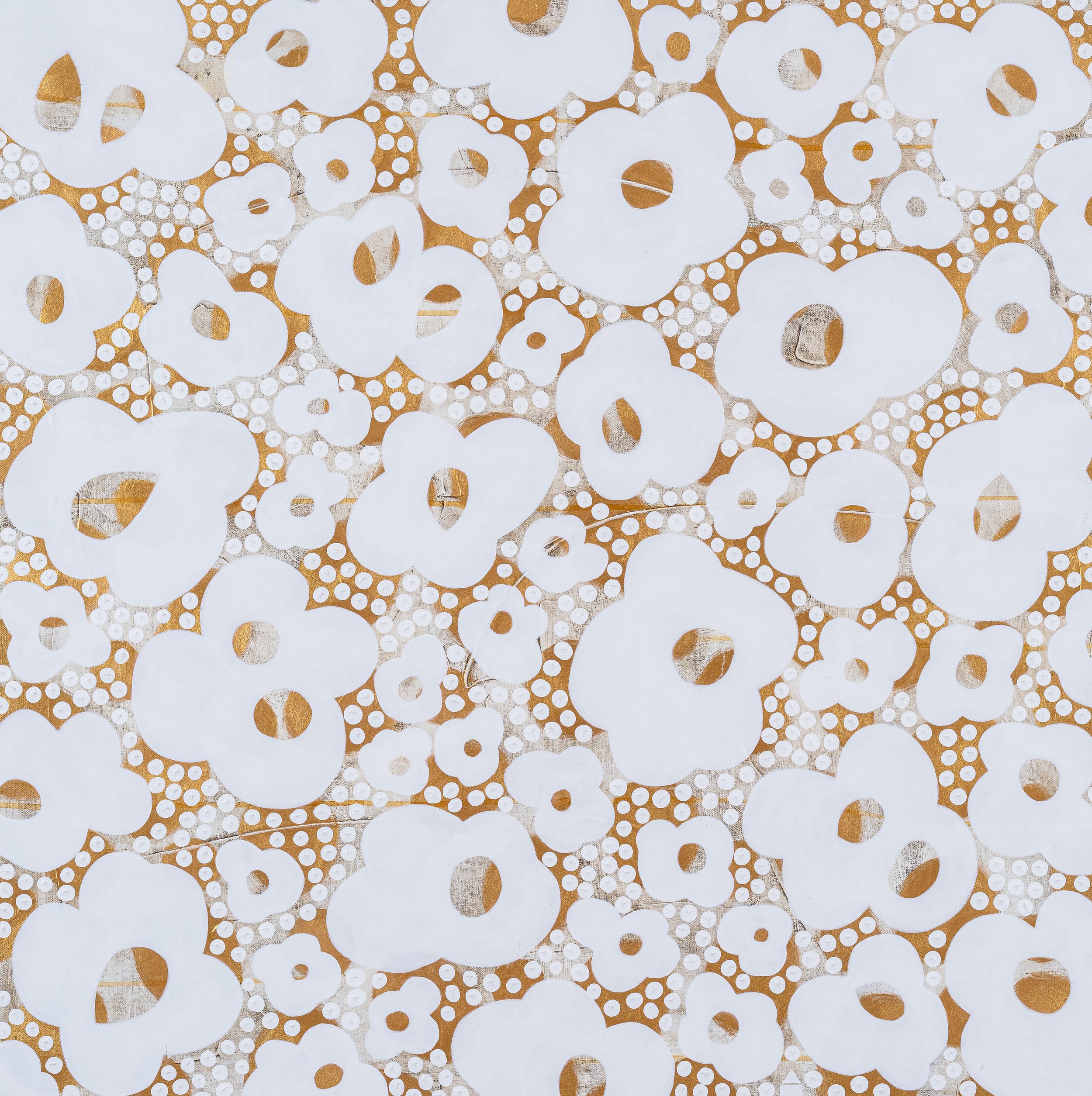 Renewal | acrylic & gesso on canvas | 36x36