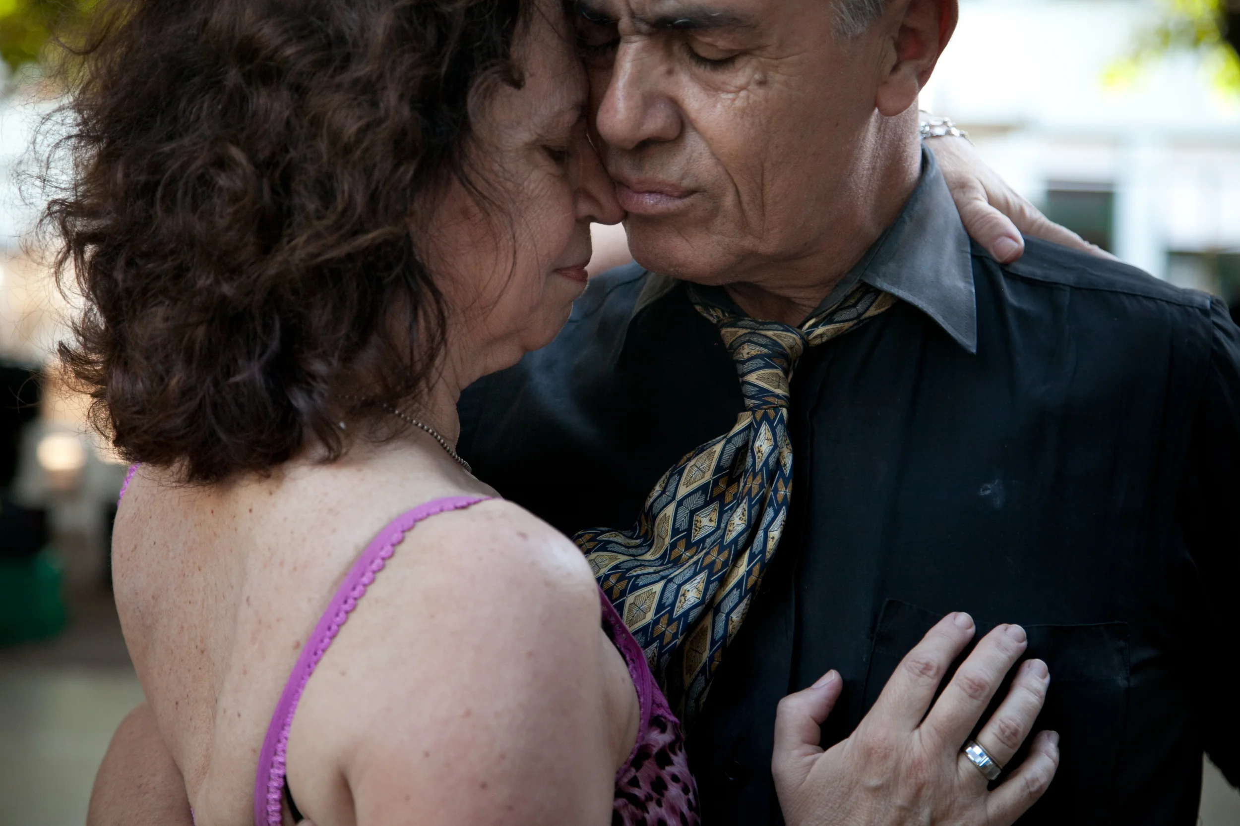 "Tienes que bailar desde el corazón," he told me, "con pasión!" "You have to dance from your heart — with passion!"