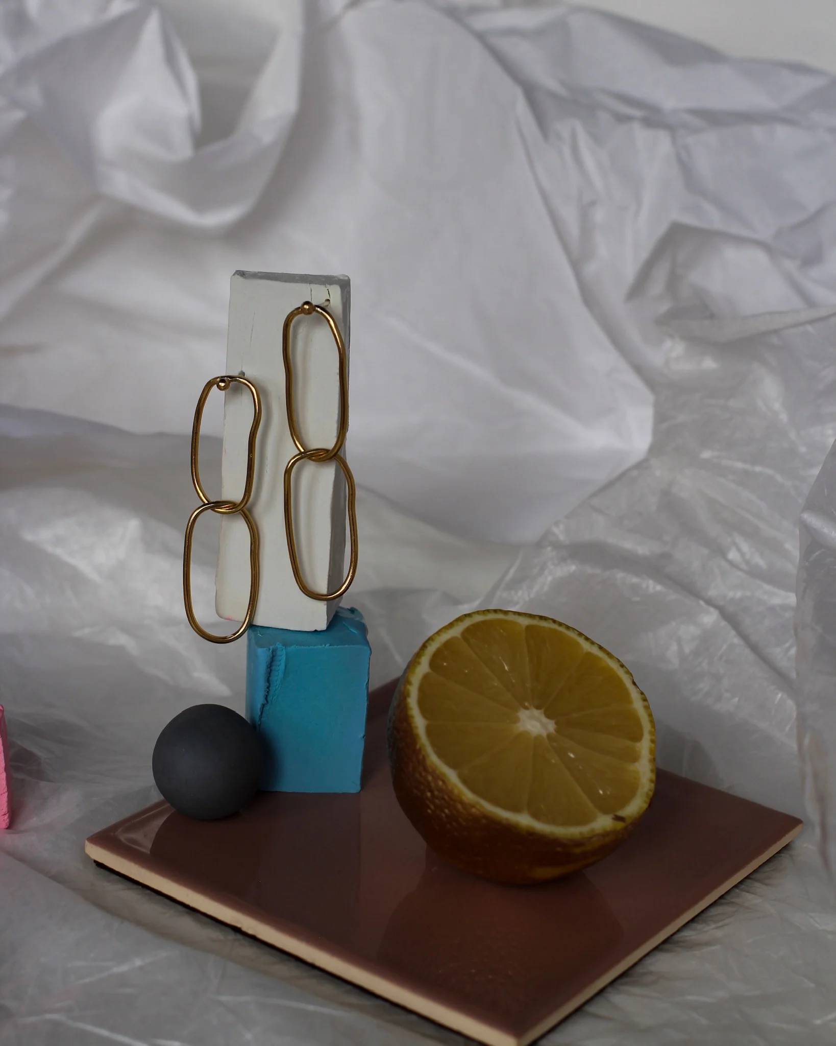 Linked Earrings Brass.JPG