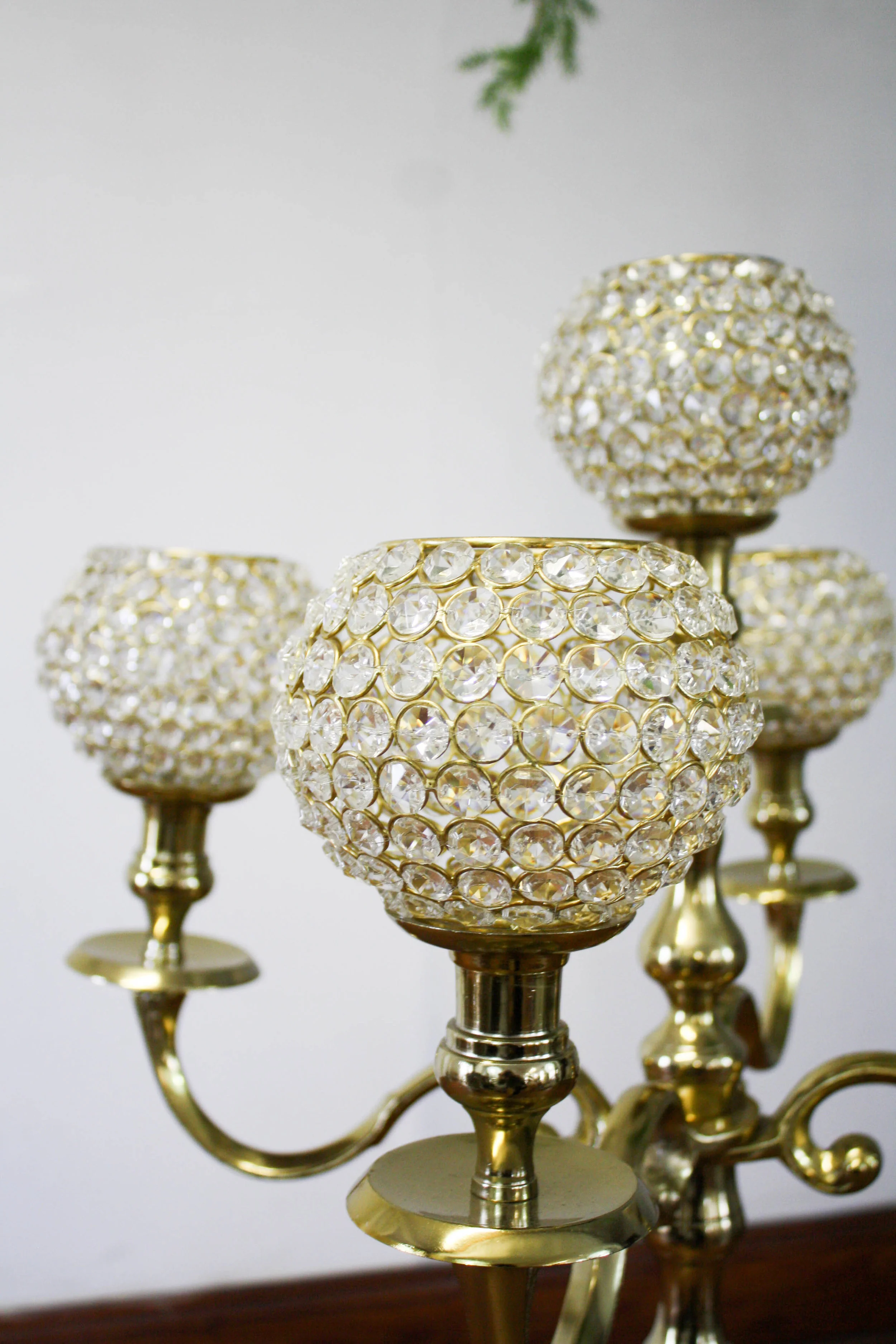 Gold Beaded Round Candelabria Close up.jpg