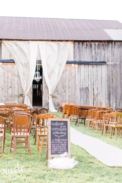 Outdoor Ceremony Bench, Pew, Chair Seating Rentals 