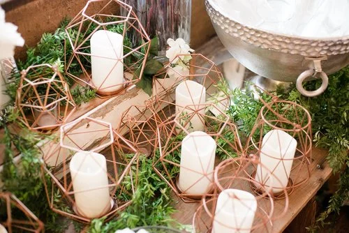 Geo Lantern Decor Rentals