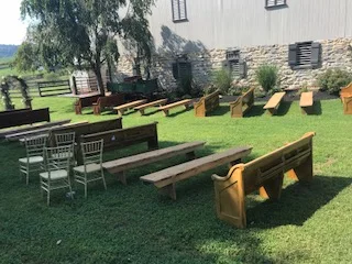 Pew, Bench, and Chair Rentals