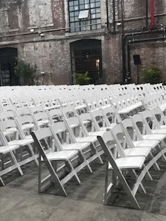 White Chair rental 