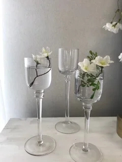 Votives Glass collection of 3 .jpg