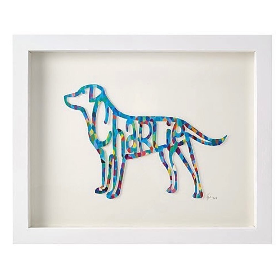 Personalized dogs are back in the shop! Perfect for the dog lover in your life 🐶 Shop at the personalized paper art link in my bio. 
#cutarts #dogsofinstagram #paperart