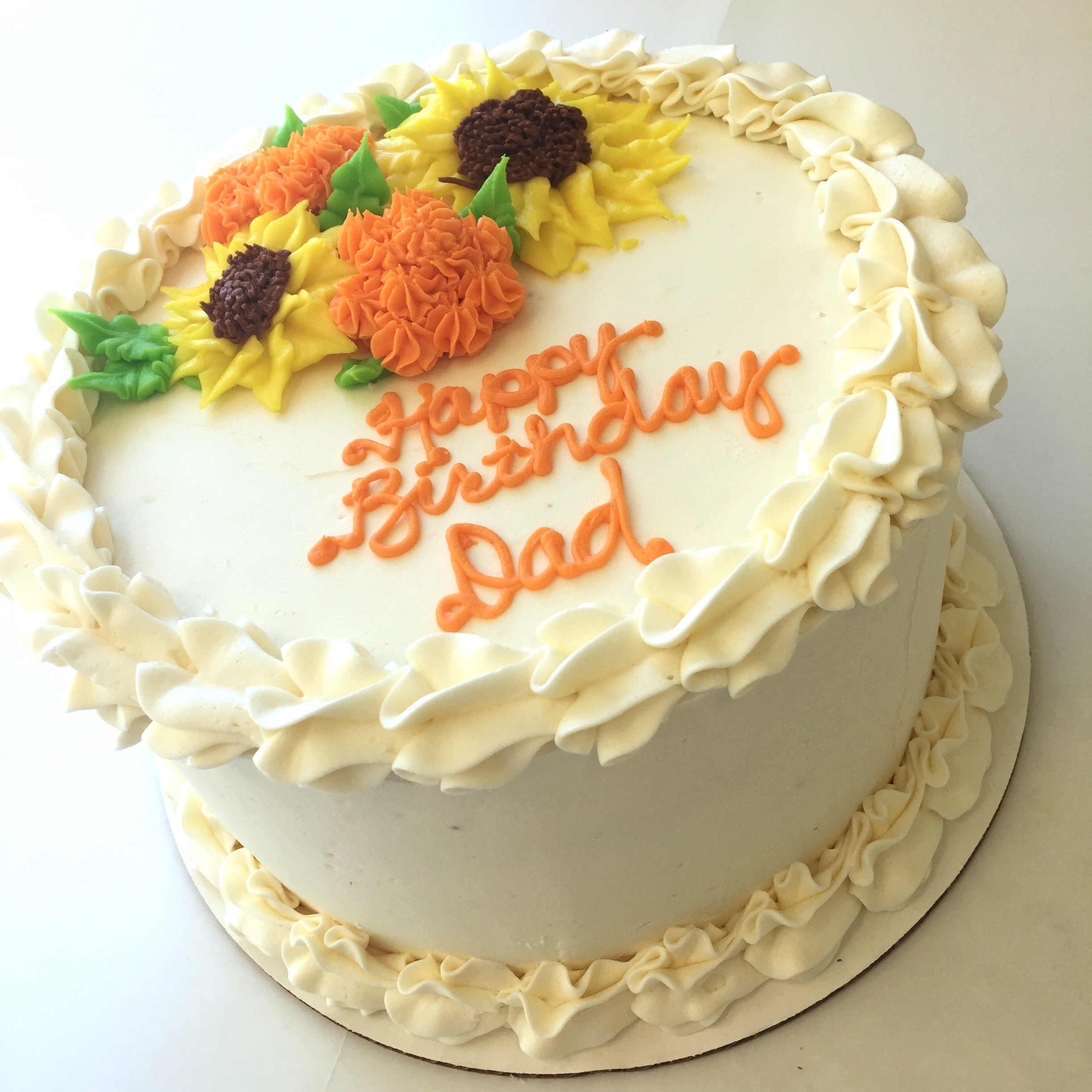 Blooming Sunflowers – Sheet Cake | C&C Candies