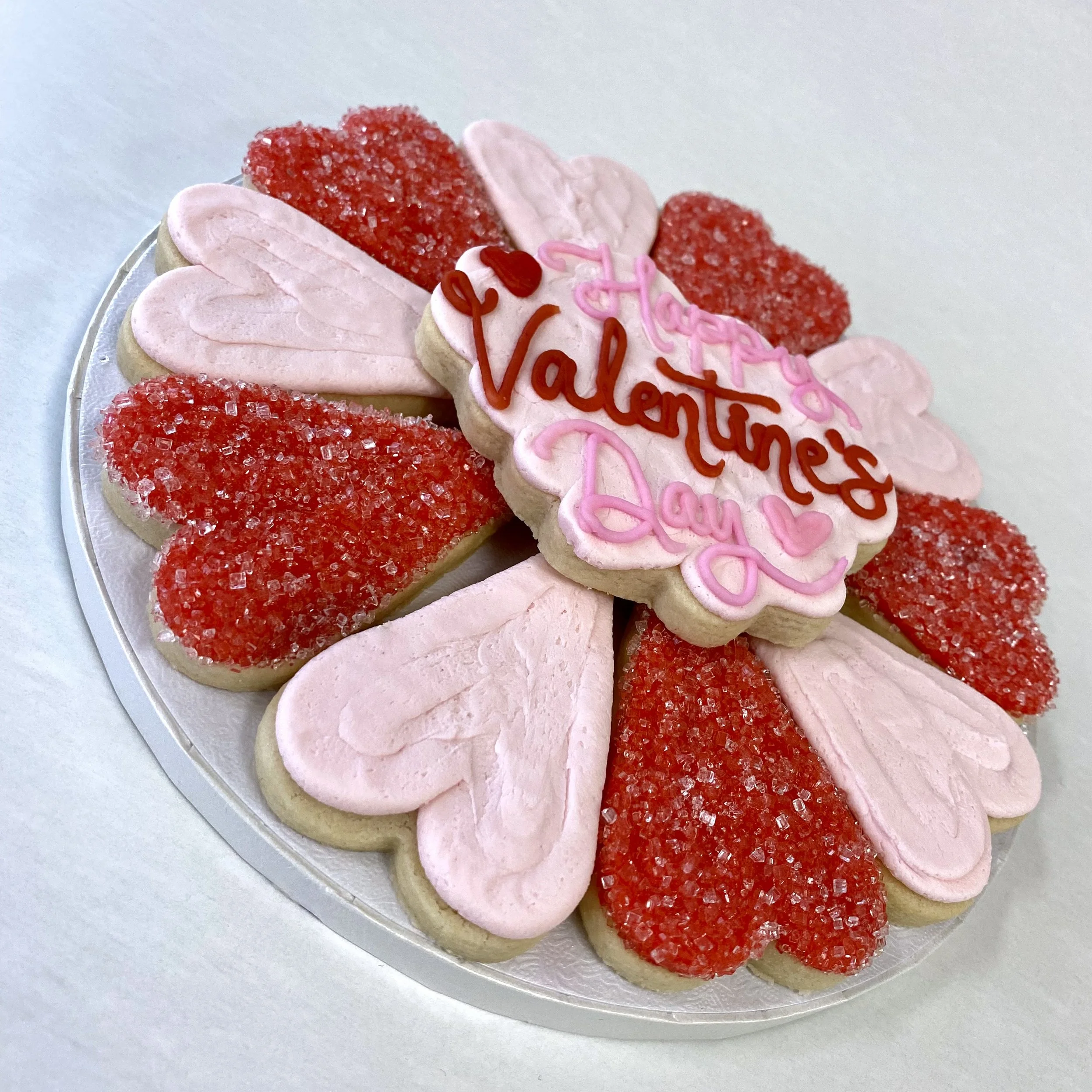 Happy Valentine's Heart Round