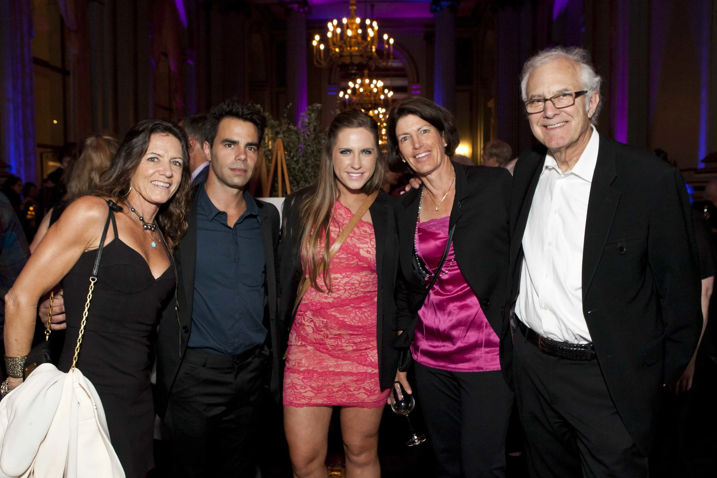 Lisa Giannone, Joan Boada, Cori Inkster, Juli Inkster and Dr. Micheal Dillingham. Photo by Drew Altizer
