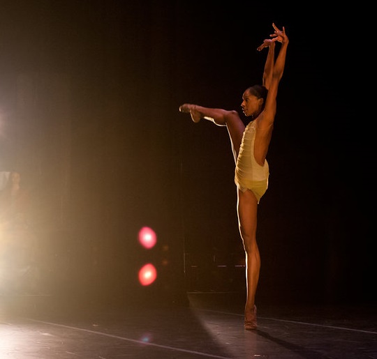 Courtney Henry of Alonzo King LINES Ballet in Rasa . photo: Natalia Perez