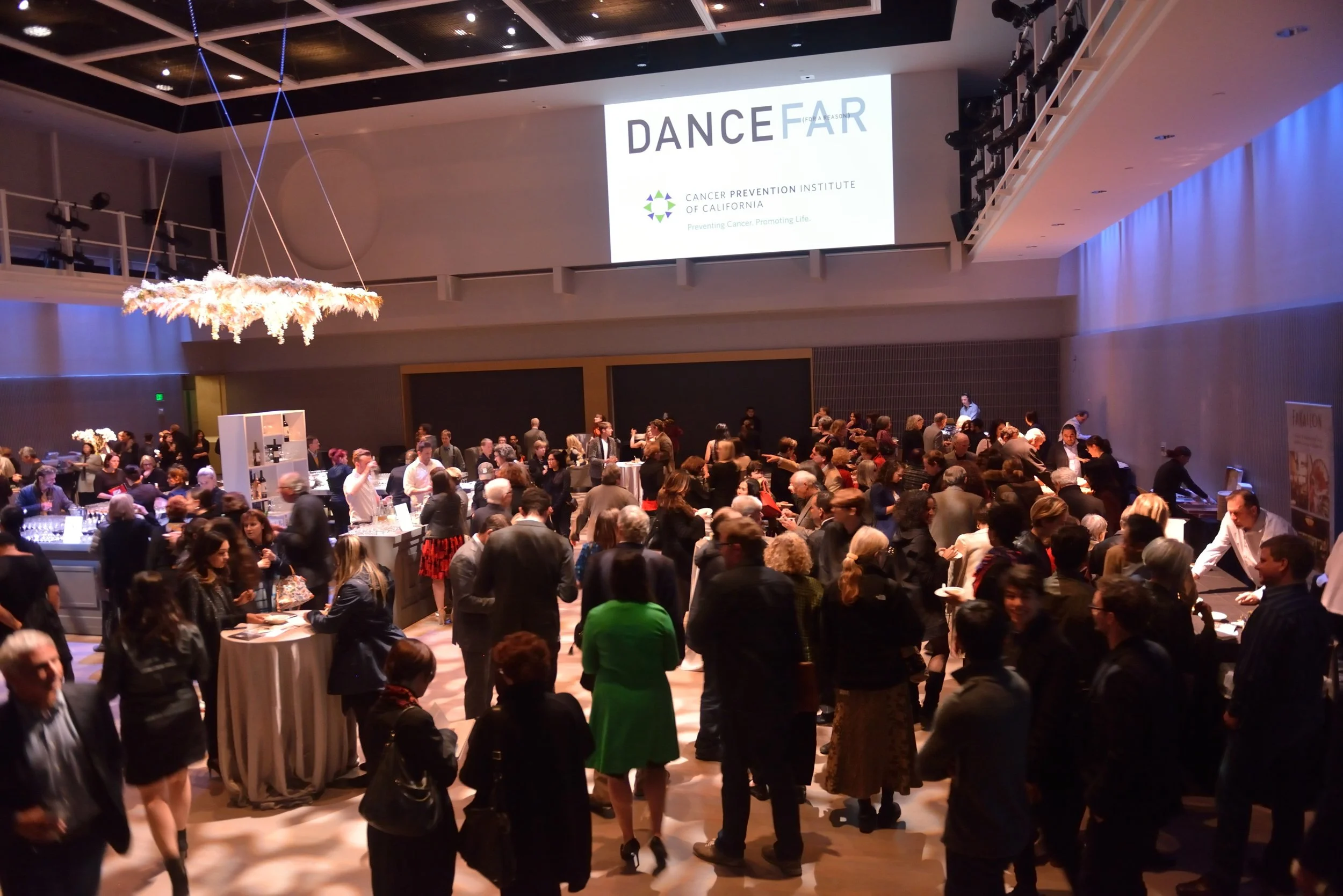 The After-Party in the Yerba Buena Forum. photo: Alex Reneff-Olson