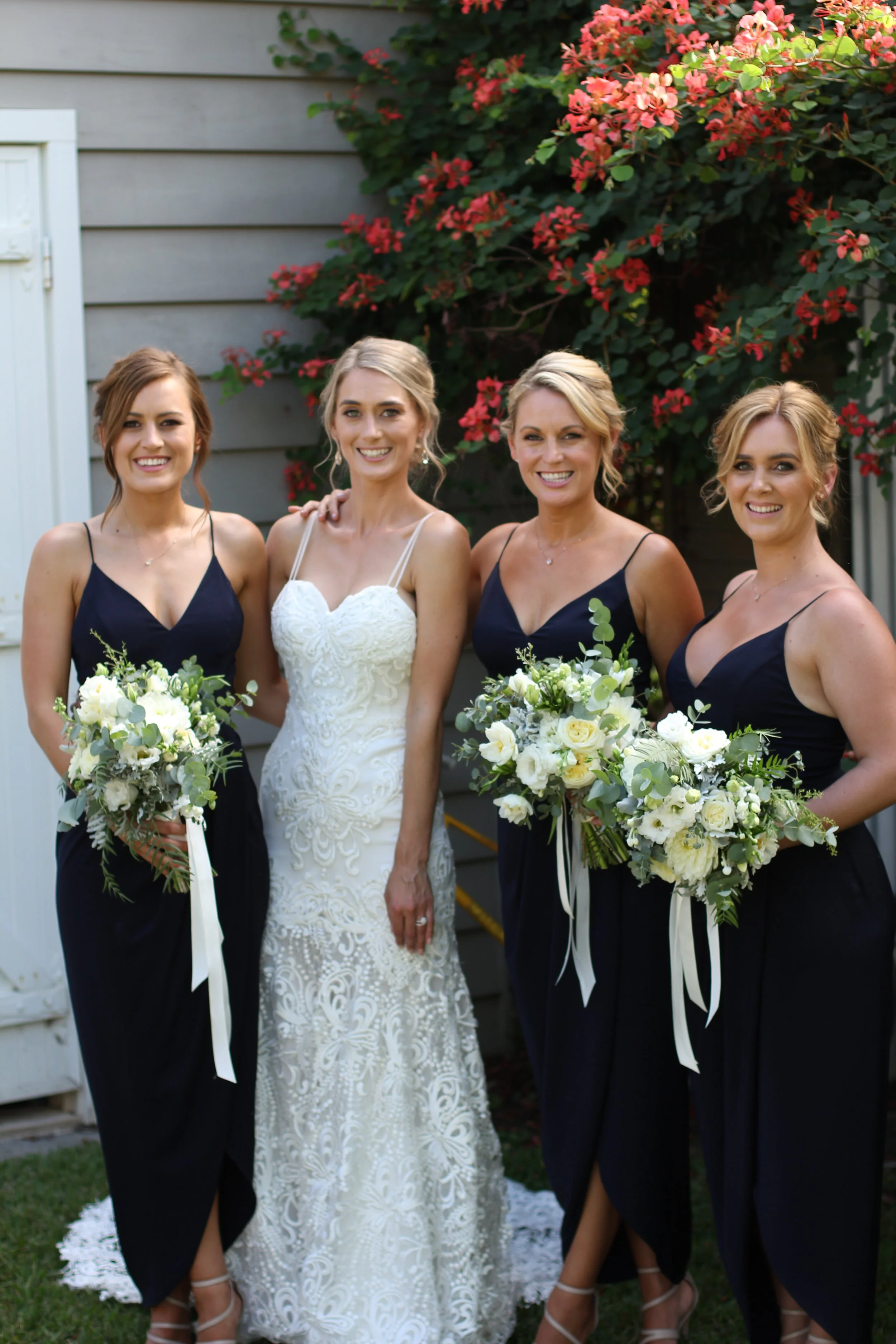 The beautiful girls before the reception starts
