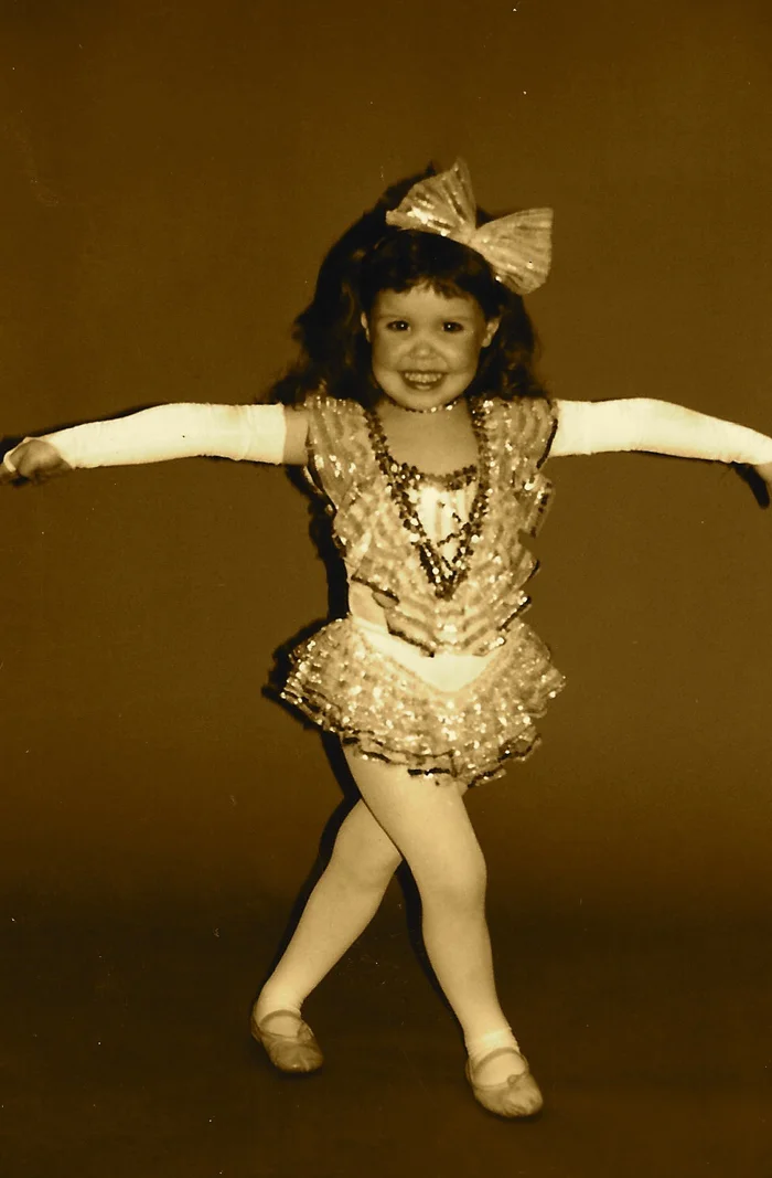 A photo of a young Heather Smith, vibrant & full of energy!