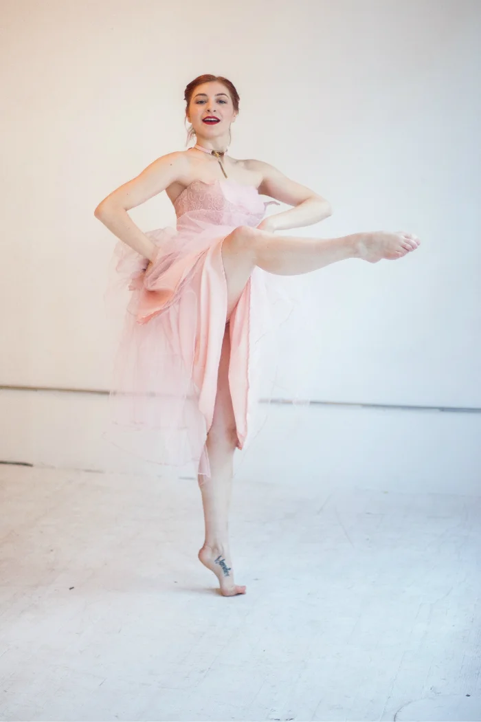 Photo courtesy of S. Weissbach Photography . Makeup by Audra Ackerman .