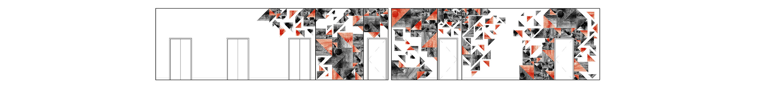 Proposed wooden wall installation for Quora HQ 87'x10'