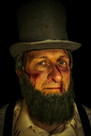 Julian as "Honest Abe"; Special Effects Makeup by: Corey Elmore