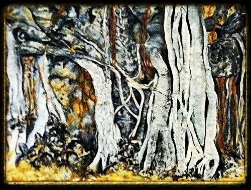Roots that embrace the soil