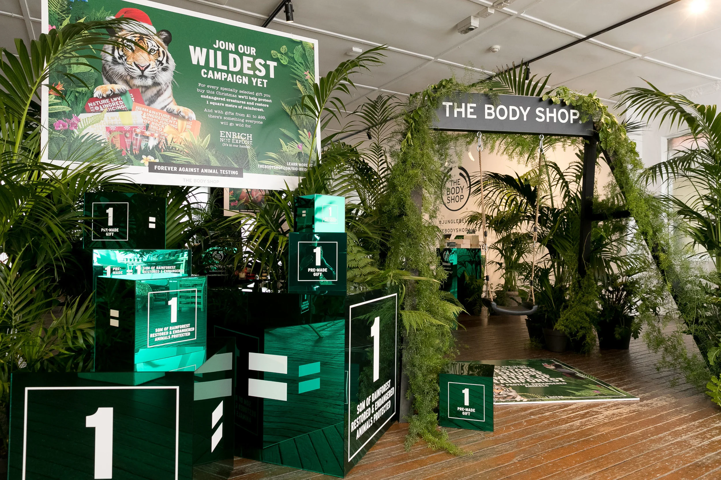 The Body shop Christmas launch.