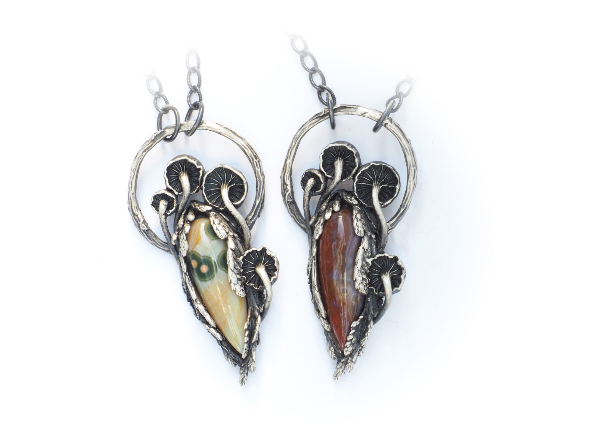 Mushroom Cocoon Necklace