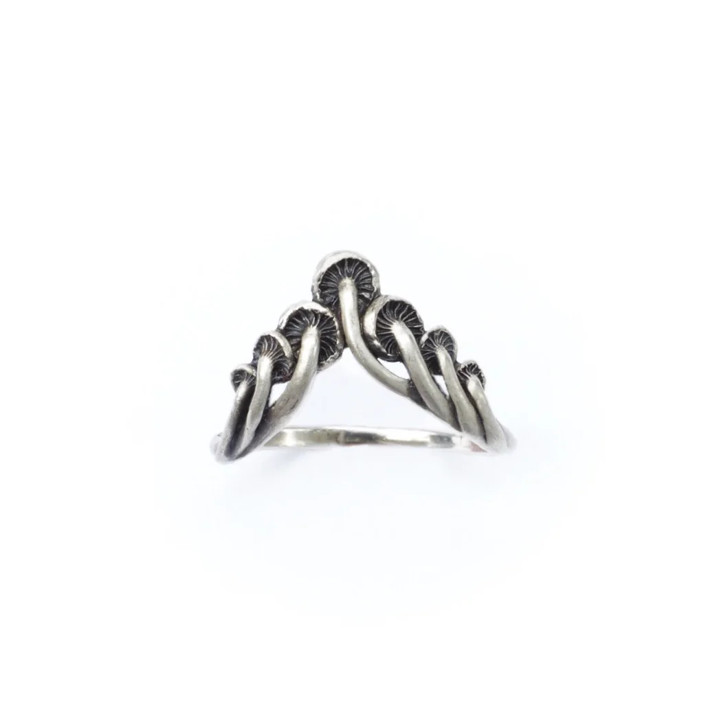Mushroom Crown Ring