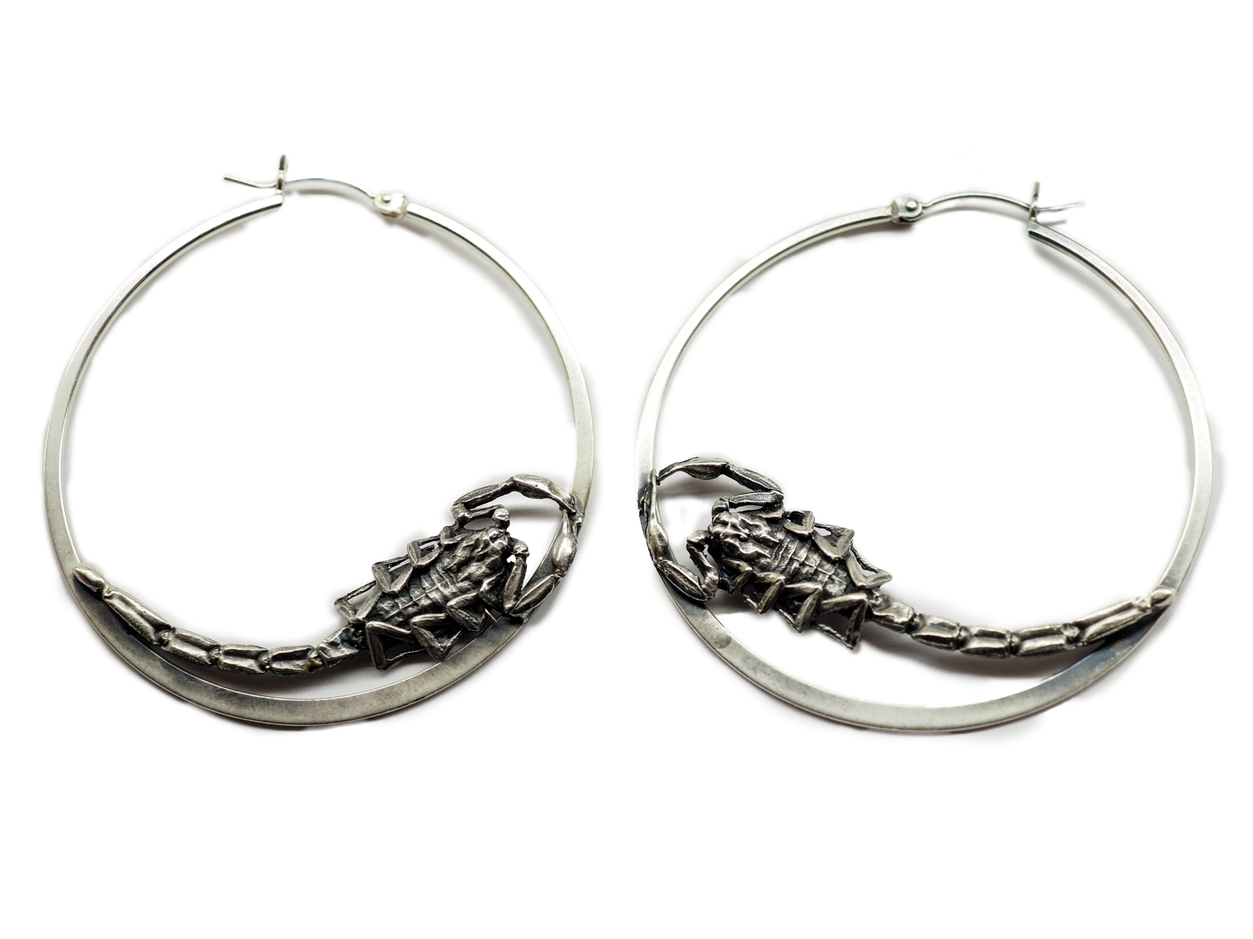 Scorpion Hoop Earrings
