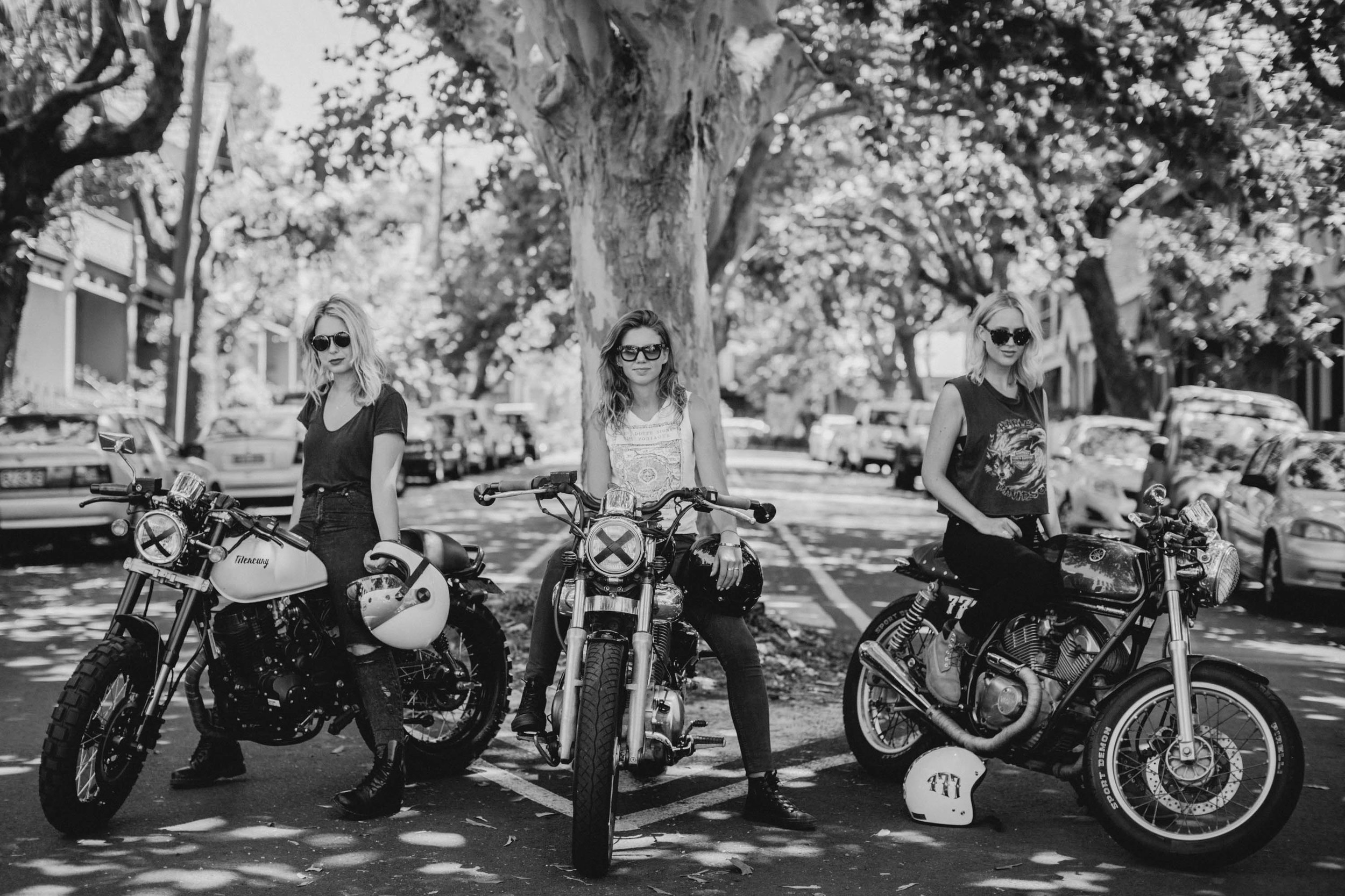 From left: Erica, Nina and Maria
