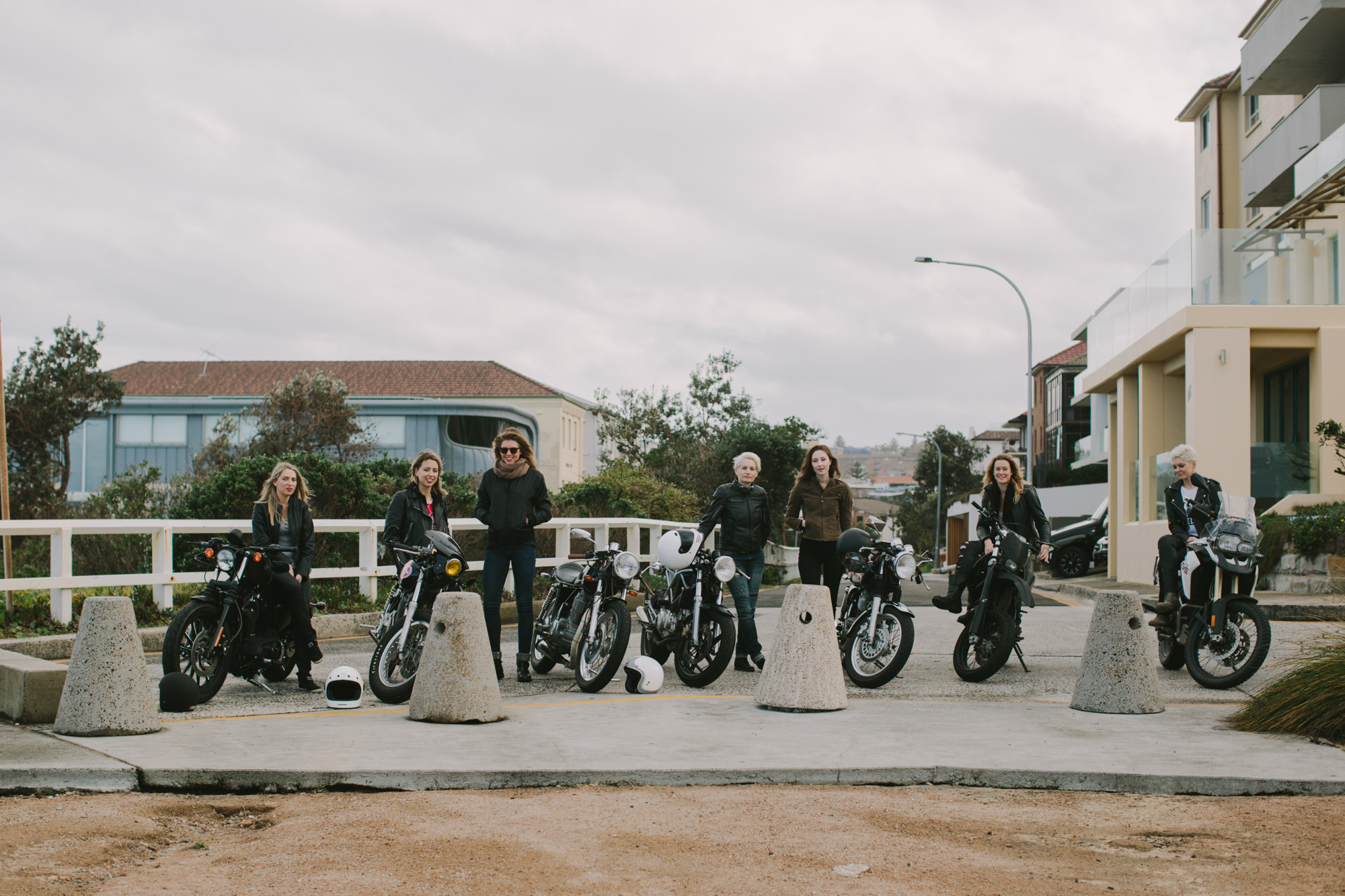 From left: Connie, Erica, Nina, Carina, Hannah, Julia and Kinga