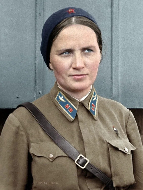 Marina Raskova (1912-1943), one of only three of the first women to be awarded with The Hero of the Soviet Union prior to World War II.