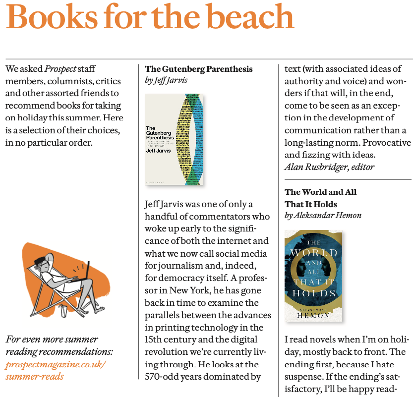 Books for the beach spot illustration