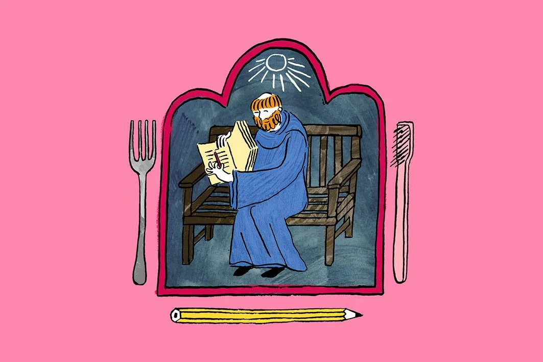 Riddle about every day objects like an Anglo Saxon monk