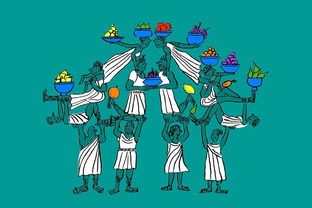 Be supportive like the ancient fruit sellers of Pompeii