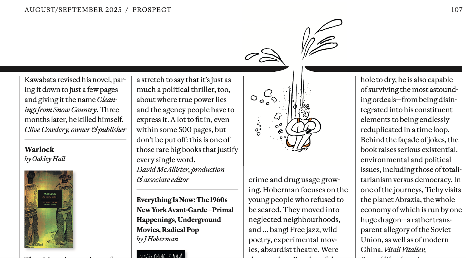 Cannon ball swimmer spot for Prospect magazine