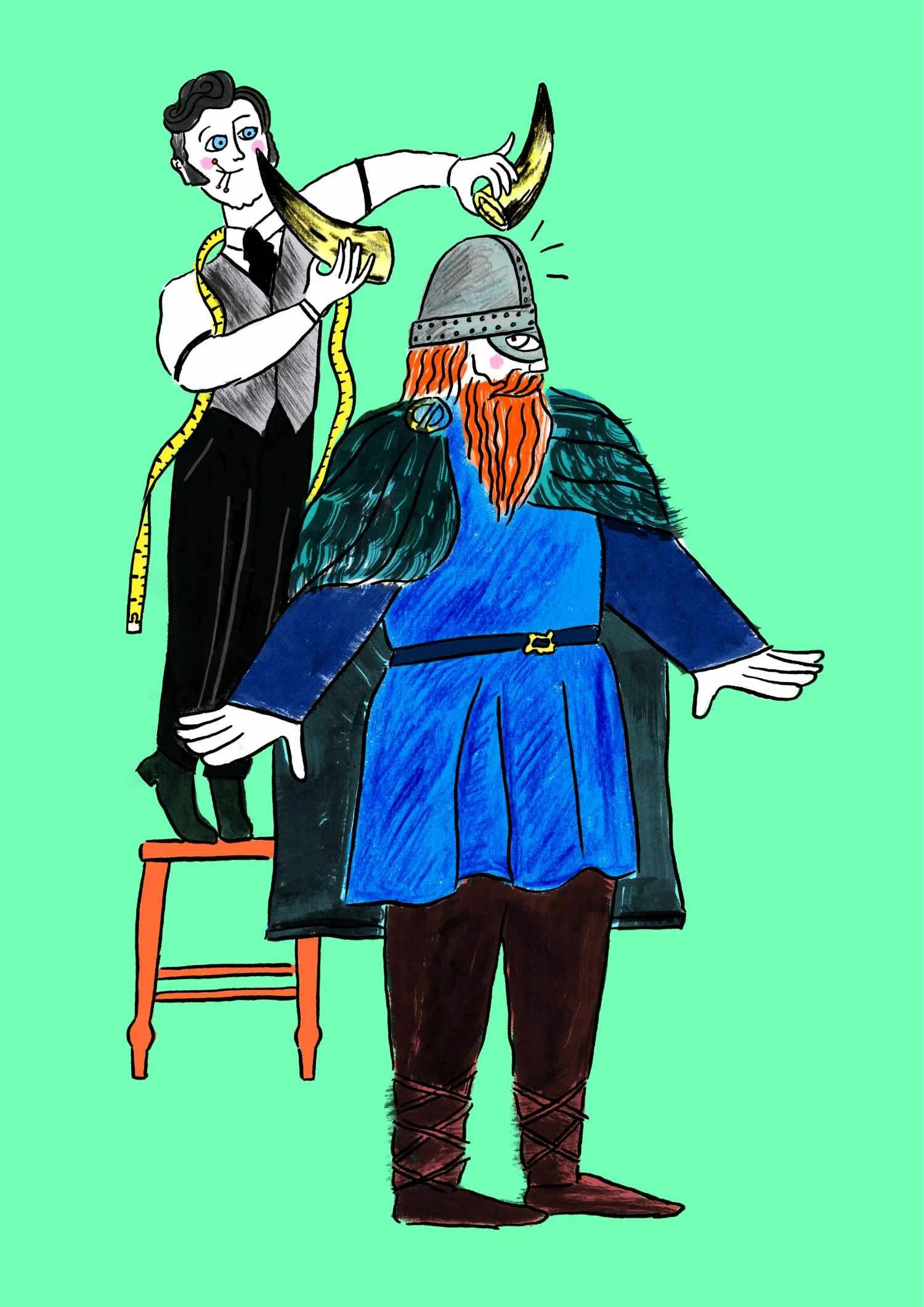 What's history's biggest misconception? Vikings didn't have horned helmets, is one of them!