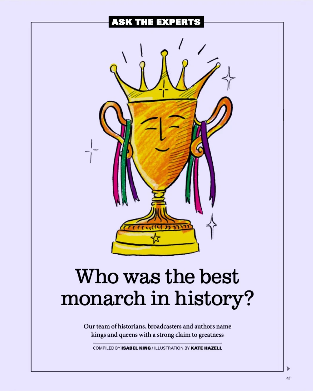 Who was the best monarch in history? 