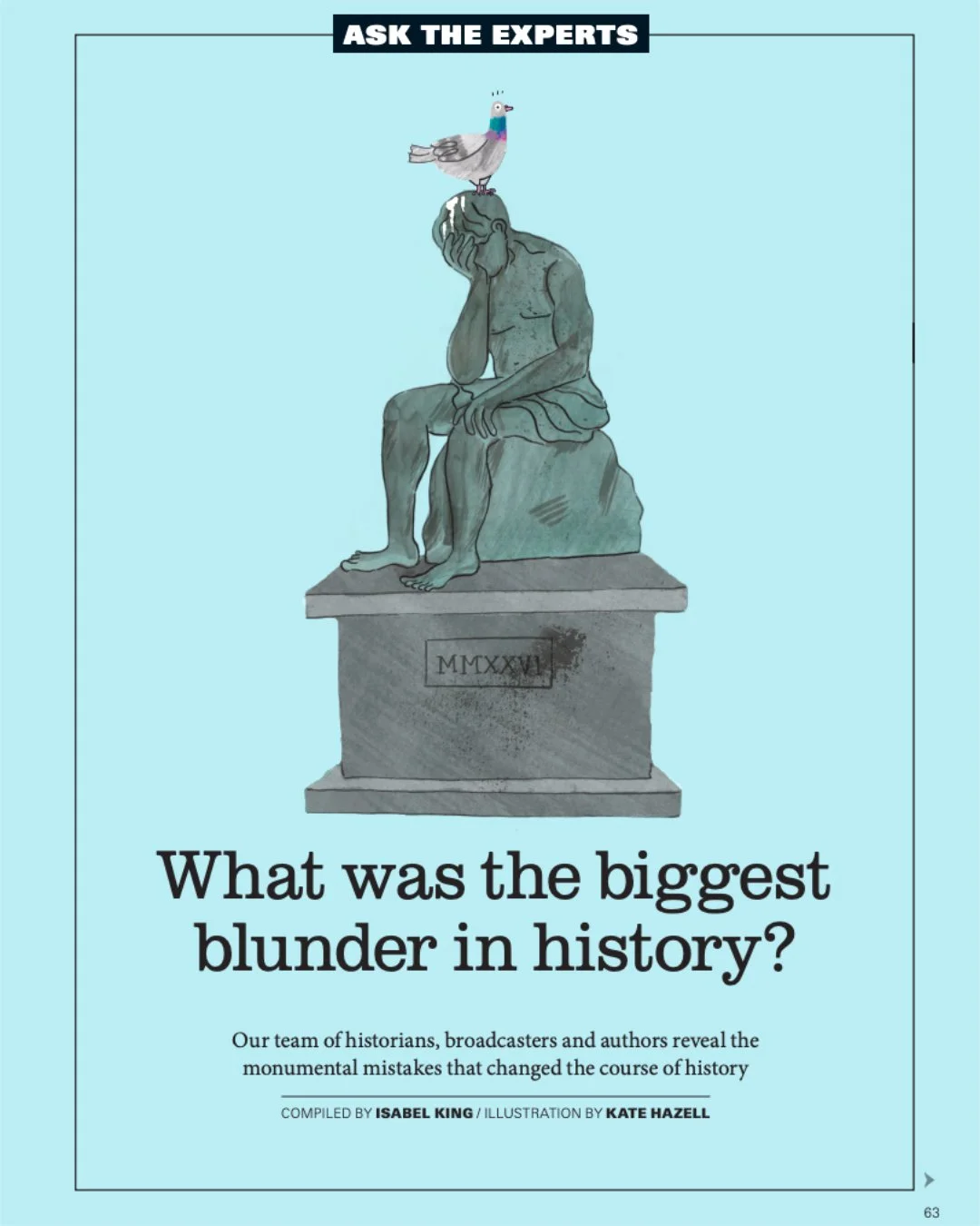 What was the biggest blunder in history? For History Extra magazine